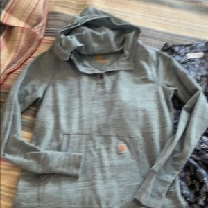 Blue carhartt pull over